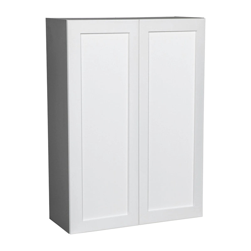 Meuble haut à double porte avec étagères réglables, options multicolores