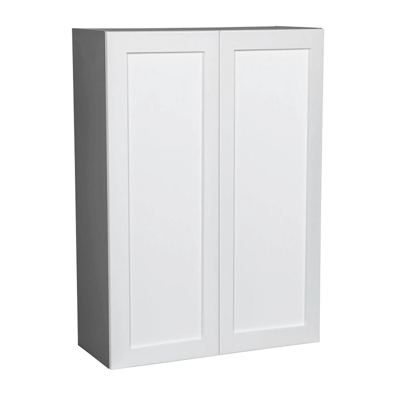 Meuble haut à double porte avec étagères réglables, options multicolores