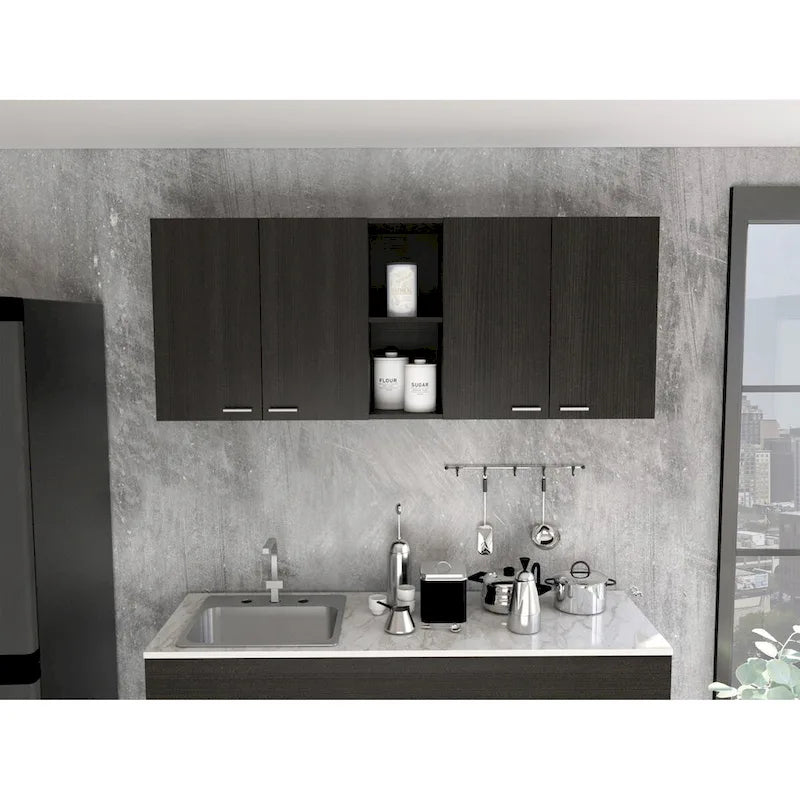 59-inch Four Swing Doors Wall Cabinet
