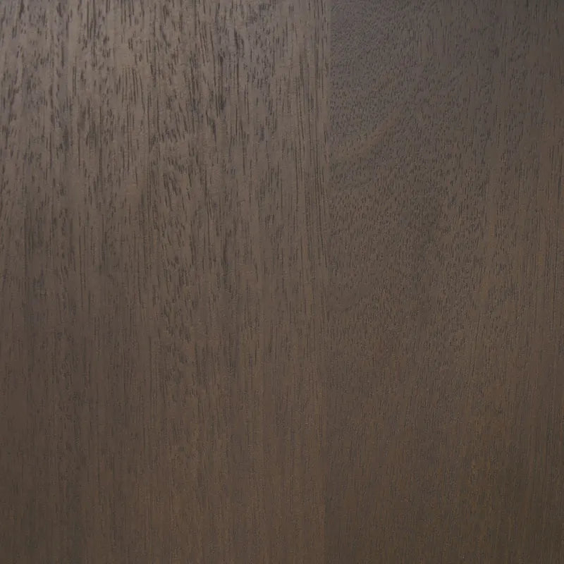 Meuble d'appoint en bois massif brun foncé avec portes et étagère sculptées de motifs en losange